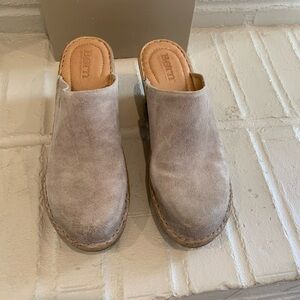 Born Women's Tan Suede Slip-On Shoes